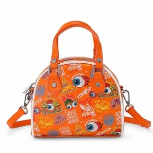 Von Dutch Orange Jax Bowling Bag NWT